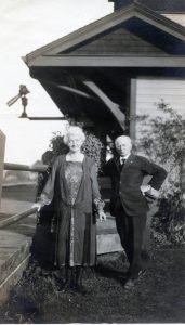 Mary and Richard Simpson at CNR Station